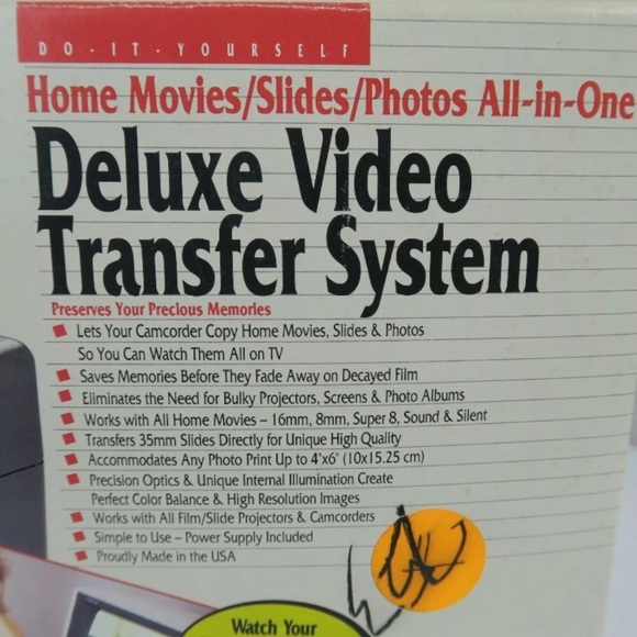 Ambico Deluxe Video Transfer System Model V-0605 Home Movie, Photographs, Slides - Picture 2 of 5
